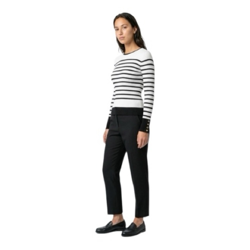Elie Tahari Striped Knit Top
